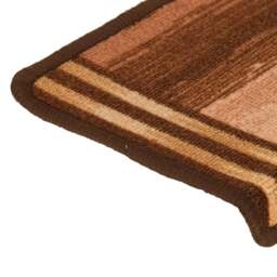 Rackhams Stair Mats Self-adhesive 5 pcs 65x21x4 cm Brown - thumbnail 6