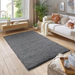 Rackhams Shaggy Rug - Dark Grey - 60cm x 110cm (2ft x 3.5ft)