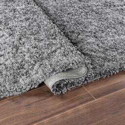 Rackhams Shaggy Rug - Dark Grey - 60cm x 110cm (2ft x 3.5ft) - thumbnail 4