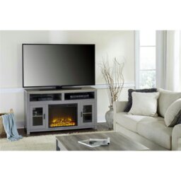 Rackhams Carver coffee table with 1 shelf in grey - Grey - thumbnail 3