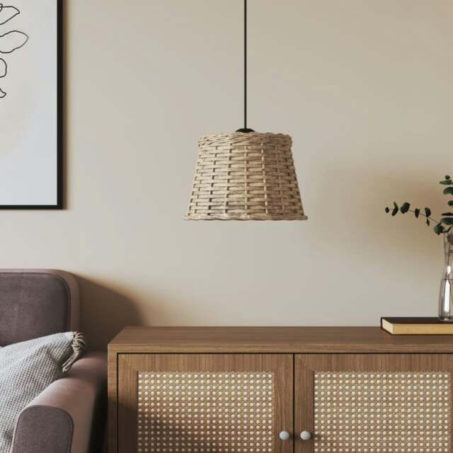 Rackhams Ceiling Lamp Shade Brown �_�”�_25x17 cm Wicker