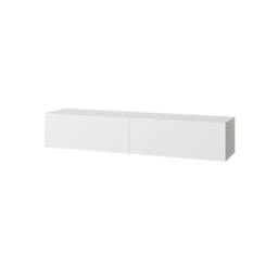 "Rackhams Francy Wall-Mounted TV Unit Modern Media Centre TV Cabinet 42"" 135cm - White" - thumbnail 6