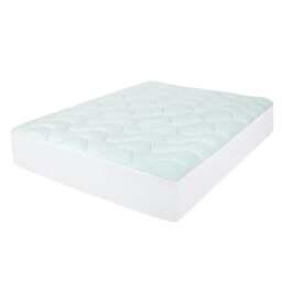 Rackhams Bamboo Memory Foam Mattress Topper 3cm Double Super King Single Fitted Skirt - King/150x200cm
