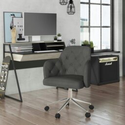 Rackhams Washington office chair in grey - thumbnail 5