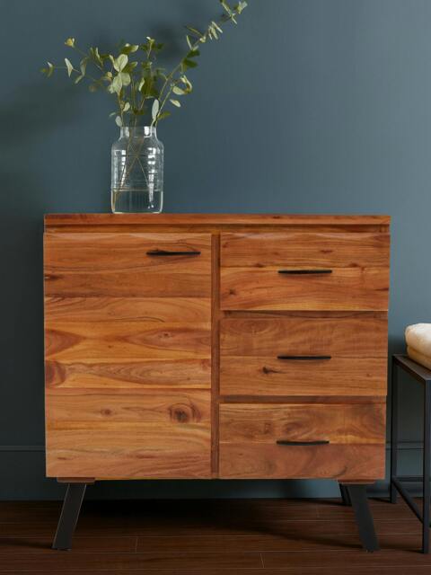 Rackhams Nashik Small Acacia Sideboard
