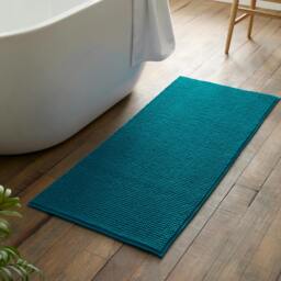 Rackhams Bobble Bath Mat - Teal Green - Bath Mat 50 x 120 cm