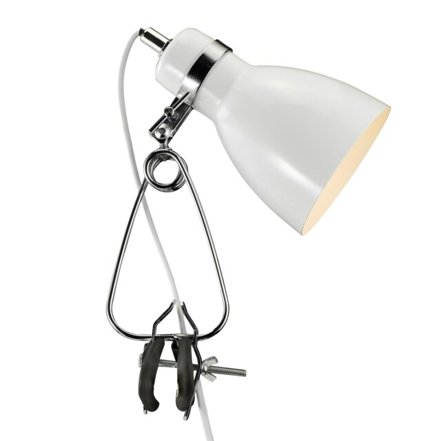Rackhams Cyclone - Clamp lamp - White - White - Metal - 1
