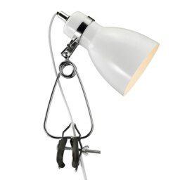 Rackhams Cyclone - Clamp lamp - White - White - Metal - 1