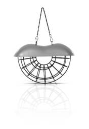 Rackhams Wood Metal Suet Bird Feeder With Hanging Chain
