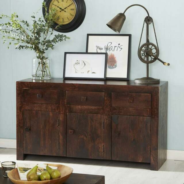 Rackhams Mary Mango Wood Large Sideboard - Wood - 1 - image 1