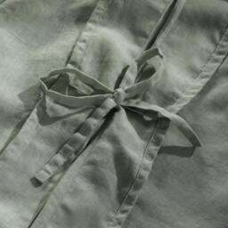 Rackhams Misty Green French Linen Duvet Cover - King - thumbnail 2