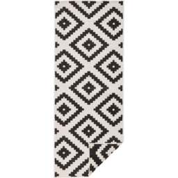 Rackhams Malta Reversible Indoor-Outdoor Black Rug - 160X230 cm - thumbnail 6
