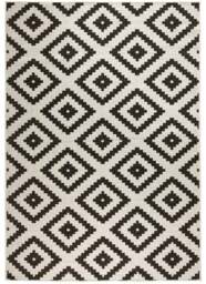 Rackhams Malta Reversible Indoor-Outdoor Black Rug - 160X230 cm