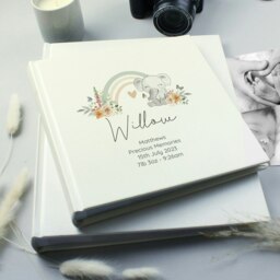 Rackhams Personalised Floral Elephant Square Photo Album - thumbnail 2