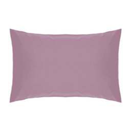 Rackhams Easycare Percale Housewife Pillowcase - Misty Rose - One Size - Misty Rose - 50% Cotton/50% Polyester - thumbnail 2