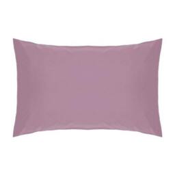 Rackhams Easycare Percale Housewife Pillowcase - Misty Rose - One Size - Misty Rose - 50% Cotton/50% Polyester - thumbnail 1