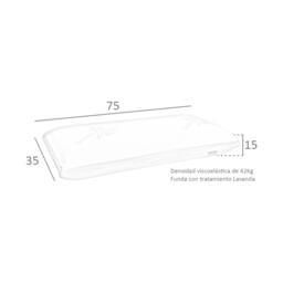 Rackhams Viscoelastic Pillow and Lavender Scent 7131 - thumbnail 4
