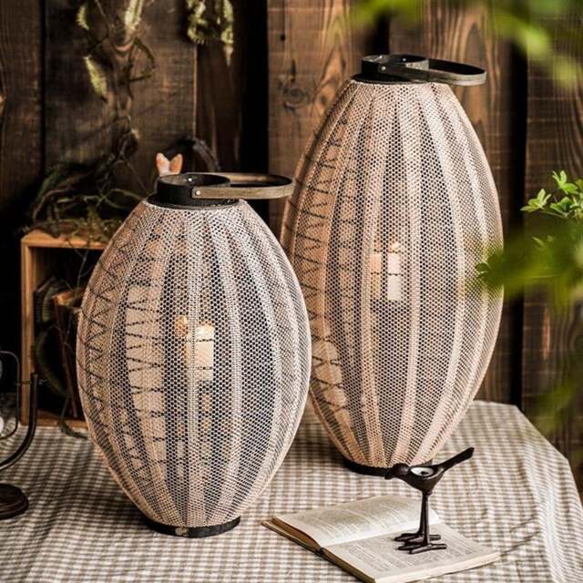 Rackhams AN7 Garden Decoration, A Set Of Two Candle Cages - image 1