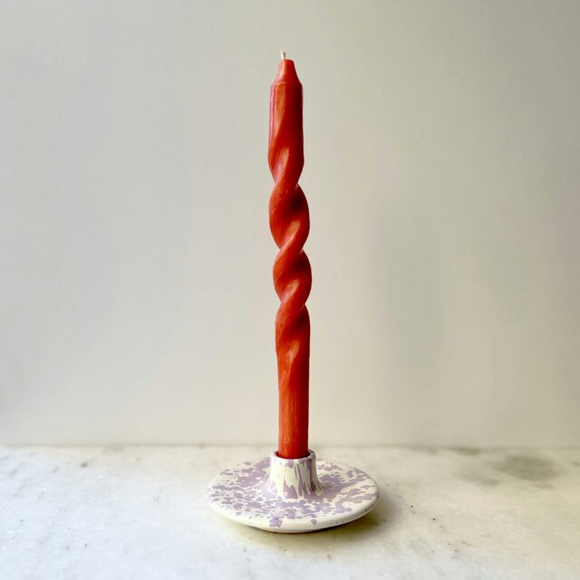 Rackhams Lilac Candle Holder - image 1