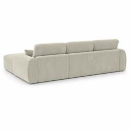 Rackhams Sereno Jumbo Cord Right Hand Sofa Fullback - Khaki - thumbnail 3