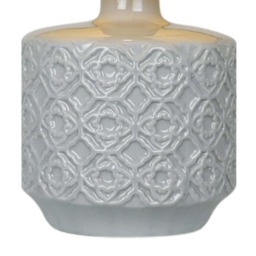 Rackhams Mara Grey Ceramic Table Lamp - thumbnail 2