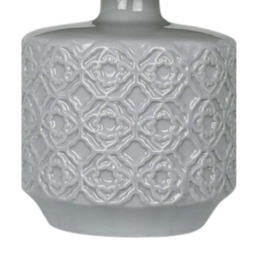 Rackhams Mara Grey Ceramic Table Lamp - thumbnail 4