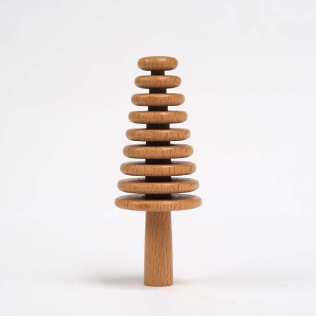 Rackhams Handmade Wooden Fern Ornament - image 1