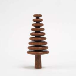 Rackhams Handmade Wooden Fern Ornament - thumbnail 2