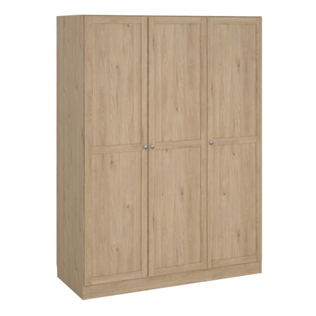 Rackhams Brande Wardrobe with 3 Frame Doors in Jackson Hickory - Brown - Malemine - 1 - image 1