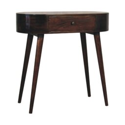 Rackhams Solid Wood Albion Light Walnut Console Table - thumbnail 3