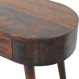 Rackhams Solid Wood Albion Light Walnut Console Table - thumbnail 6