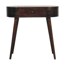 Rackhams Solid Wood Albion Light Walnut Console Table - thumbnail 2