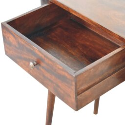 Rackhams Solid Wood Albion Light Walnut Console Table - thumbnail 5