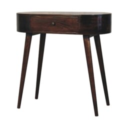Rackhams Solid Wood Albion Light Walnut Console Table - thumbnail 4