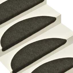 Rackhams Self-adhesive Stair Mats 10pcs Light Brown 56x17x3cm Needle Punch - thumbnail 6