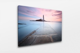 Rackhams Path To St Marys Lighthouse - Framed Print 20 x 16 inch - thumbnail 2