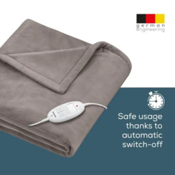 Rackhams HD75T Cosy Heated Snuggie Throw Taupe - thumbnail 4