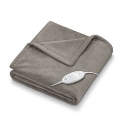 Rackhams HD75T Cosy Heated Snuggie Throw Taupe