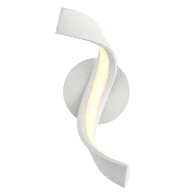 Rackhams Gwyn LED Warm White 5.5W White Wall Light