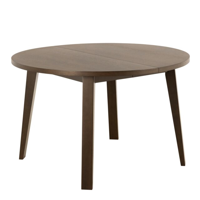 Rackhams A-Line Round Dining Table Smoked Oak - Brown - No - Brown - image 1