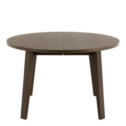 Rackhams A-Line Round Dining Table Smoked Oak - Brown - No - Brown - thumbnail 2