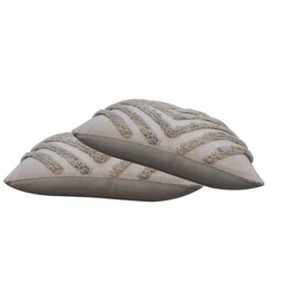 Rackhams Tacy Grey Cushion Set of 2 - thumbnail 3