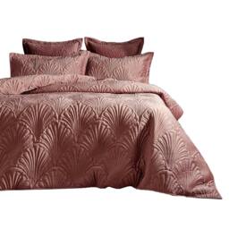 Rackhams Palmeria Contemporary Oxford Pillowcase - Blush - 50cm x 75cm - Blush - 100% Mixed