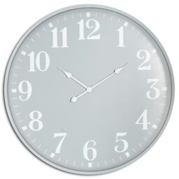 Rackhams Ashmount Wall Clock - Grey - 80cm x 5cm x 80cm - Grey - 100% Mixed - thumbnail 2