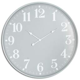 Rackhams Ashmount Wall Clock - Grey - 80cm x 5cm x 80cm - Grey - 100% Mixed - thumbnail 1