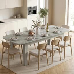 Rackhams 140-180 cm Extendable Oval Dining Table for 4-6 Round Edges - Oak - thumbnail 6