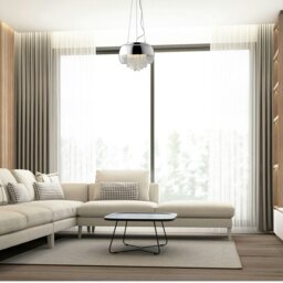 Rackhams Luna Pendant 40CM 3XE14 Designer Light Crafted From A Chrome Fitting And Glass Shades With Suspended Crystals - thumbnail 4