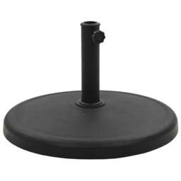 Rackhams Parasol Base Round Polyresin 19 kg Black