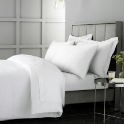 Rackhams 400 Thread Count Cotton Sateen Flat Sheet - Super King - thumbnail 2