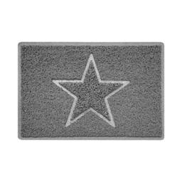 "Rackhams ""Star"" Embossed Loofah Textured Spaghetti Doormat - Beige - 60cm x 40cm - Yes (Suitable for Indoors)" - thumbnail 3